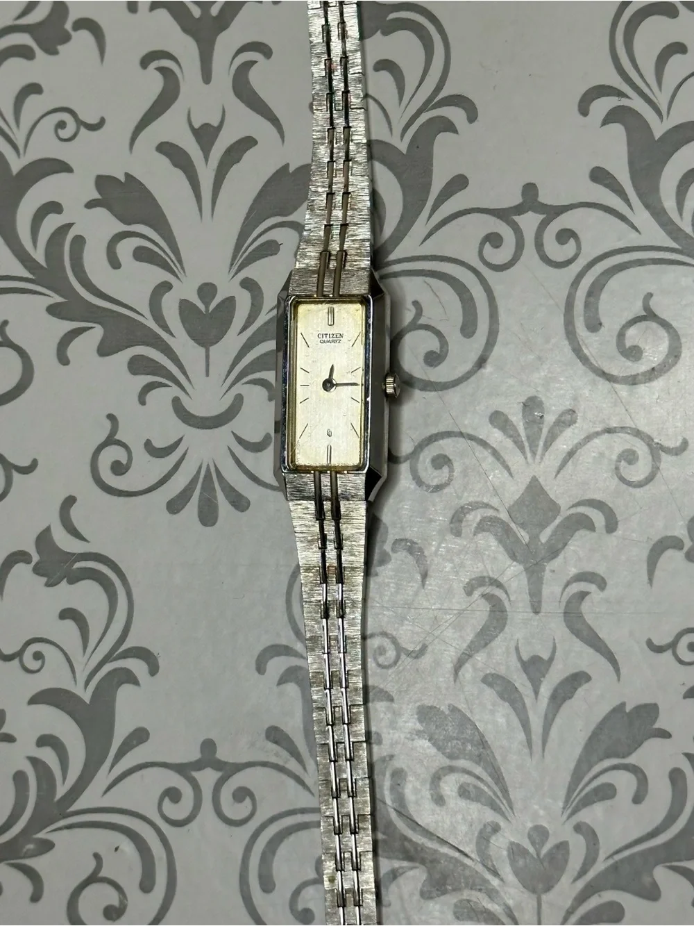 Citizen Rectangular Slim Women's Bracelet vintage Watch